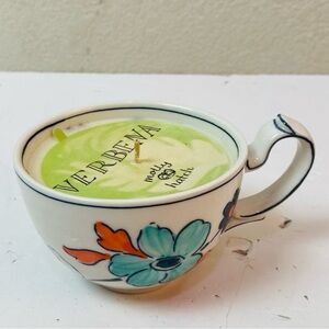 Anthropologie Molly Hatch Verbena Tea Cup Candles 7.1oz